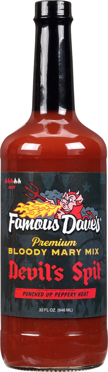 slide 10 of 14, Famous Dave's Devil's Spit Premium Hot Bloody Mary Mix 32 fl oz, 32 fl oz