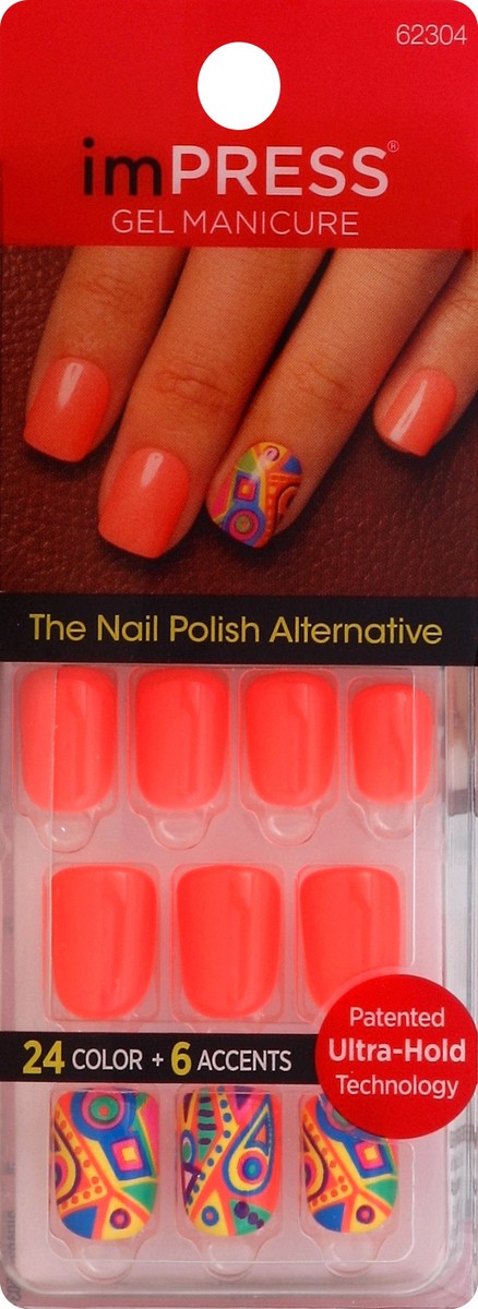 slide 4 of 4, imPRESS Gel Manicure Press On Nails, 30 ct