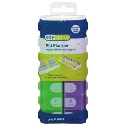 EZY Dose Weekly AM/PM Pill Planner 1 ea