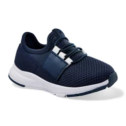 Falls Creek Kids Toddler Boys' Genave T Athletic Shoe, Navy/White, size 7