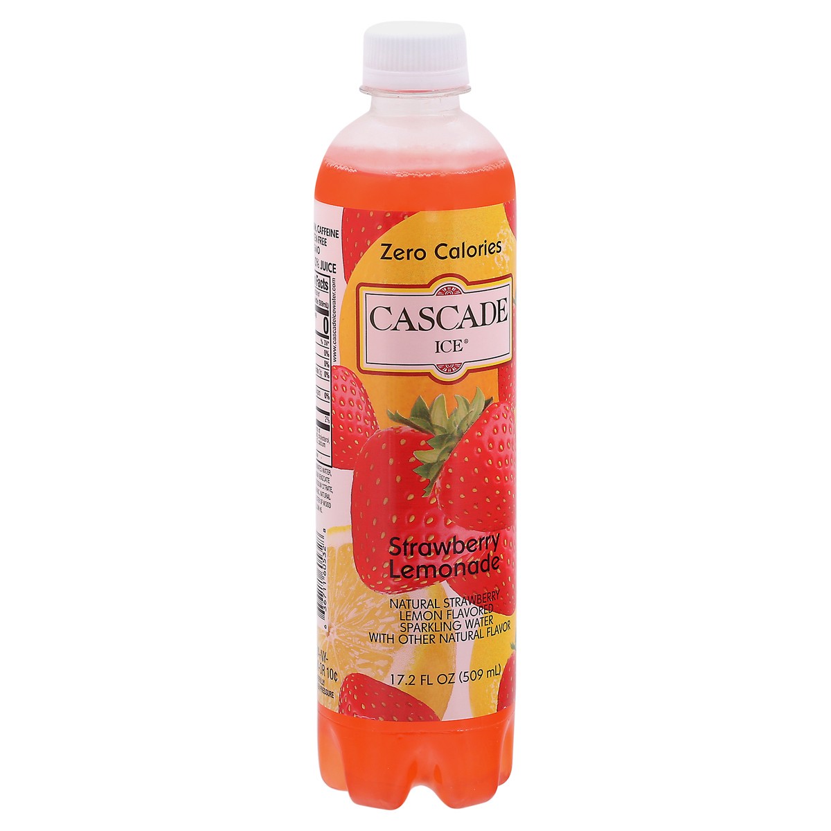 slide 2 of 9, Cascade Ice Strawberry Lemonade Sparkling Water 17.2 fl oz Bottle, 17.2 fl oz