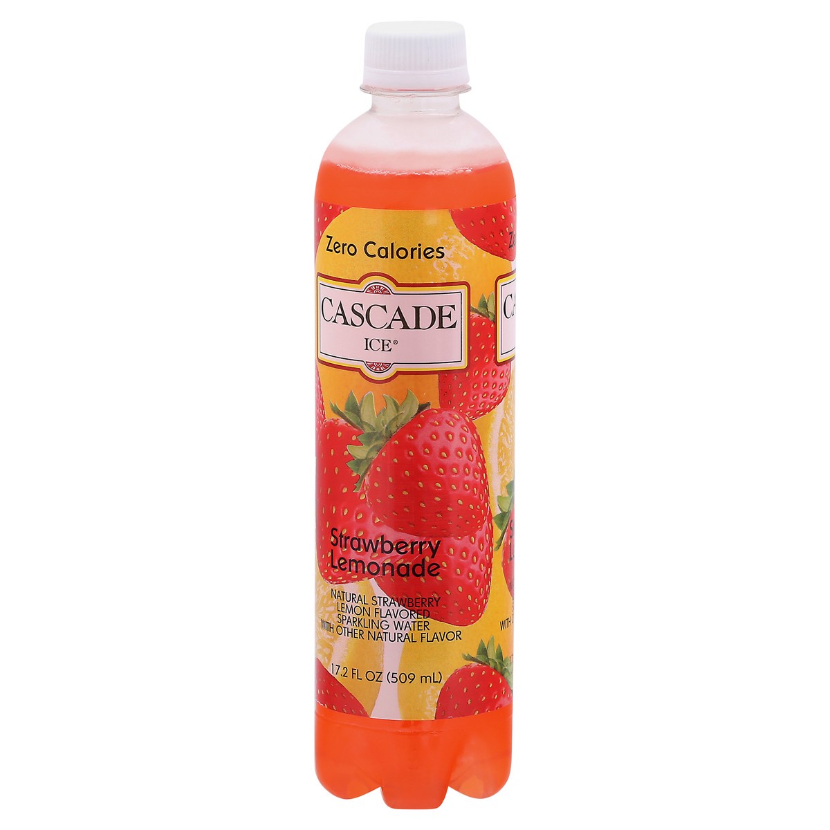 slide 3 of 9, Cascade Ice Strawberry Lemonade Sparkling Water 17.2 fl oz Bottle, 17.2 fl oz