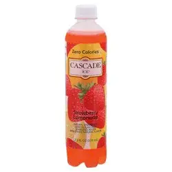 Cascade Ice Strawberry Lemonade Sparkling Water 17.2 fl oz Bottle