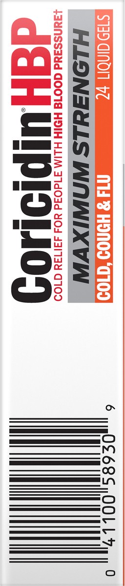 slide 6 of 8, CORICIDIN Max Strength Liquid Gels, 24 ct