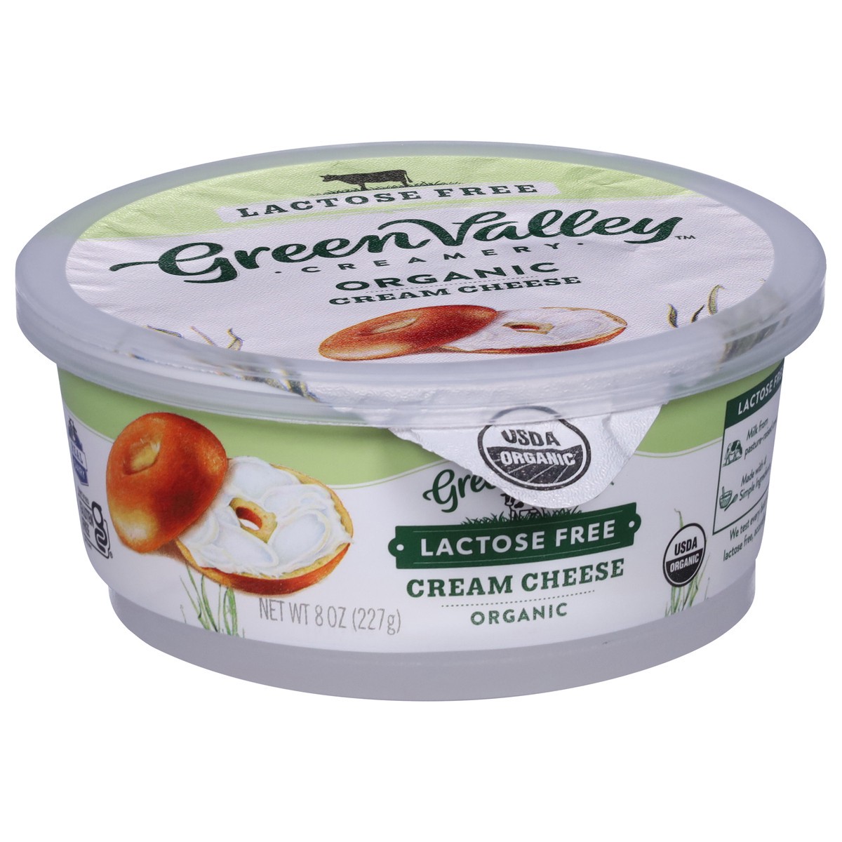 slide 5 of 9, Green Valley Creamery Lactose Free Organic Cream Cheese 8 oz, 8 oz