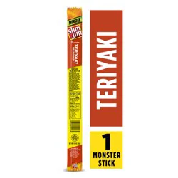 Slim Jim Teriyaki Seasoned Smoked Snack Stick Monster Size - 1.94 oz
