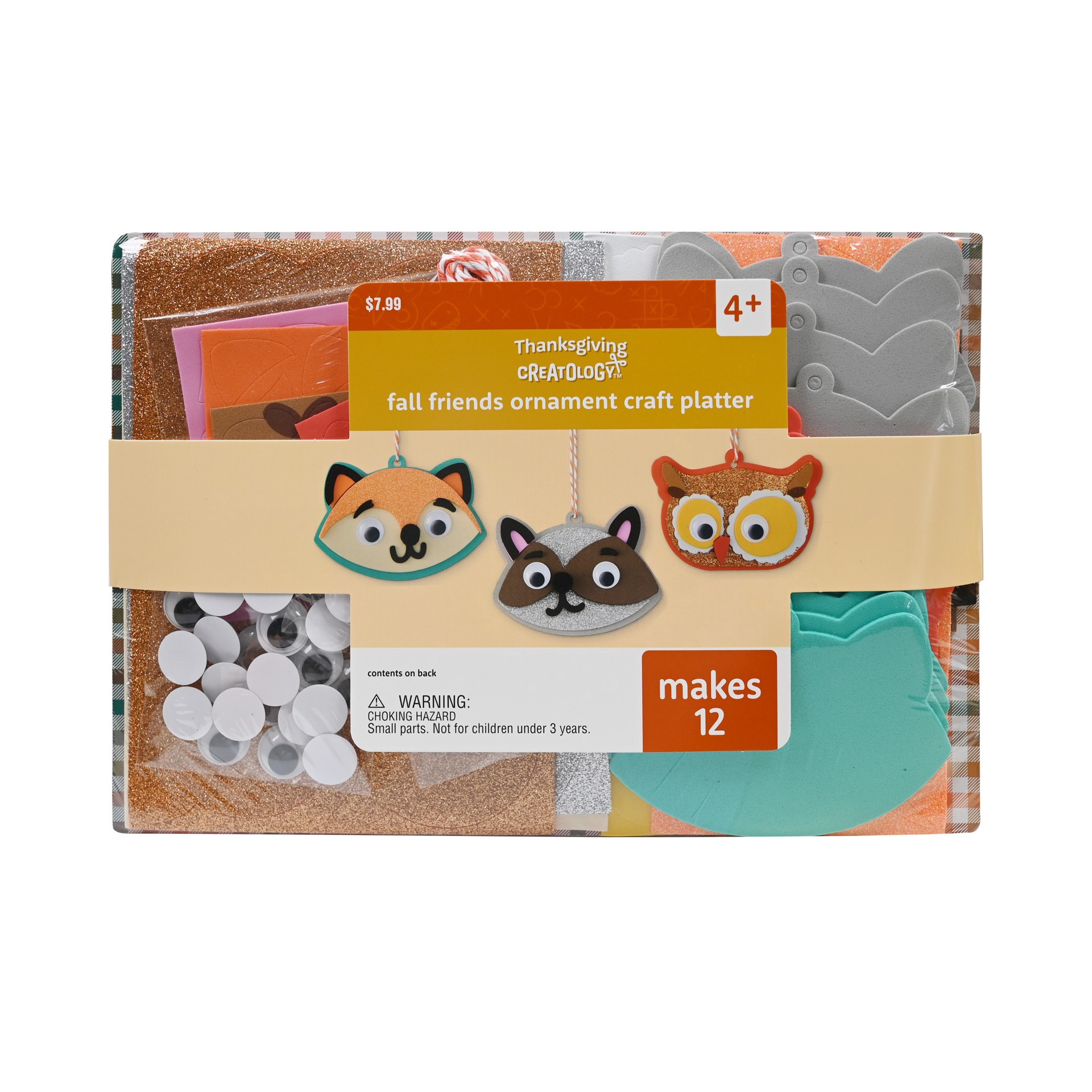 slide 2 of 4, Fall Friends Ornament Platter By Creatology, 12.25 in x 8 in x 1.5 in