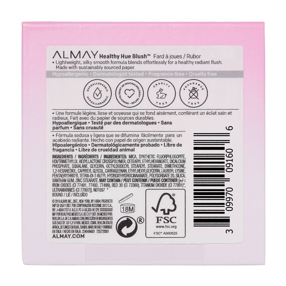 slide 3 of 5, Almay Healthy Hue Blush, Nearly Nude, 0.17 oz