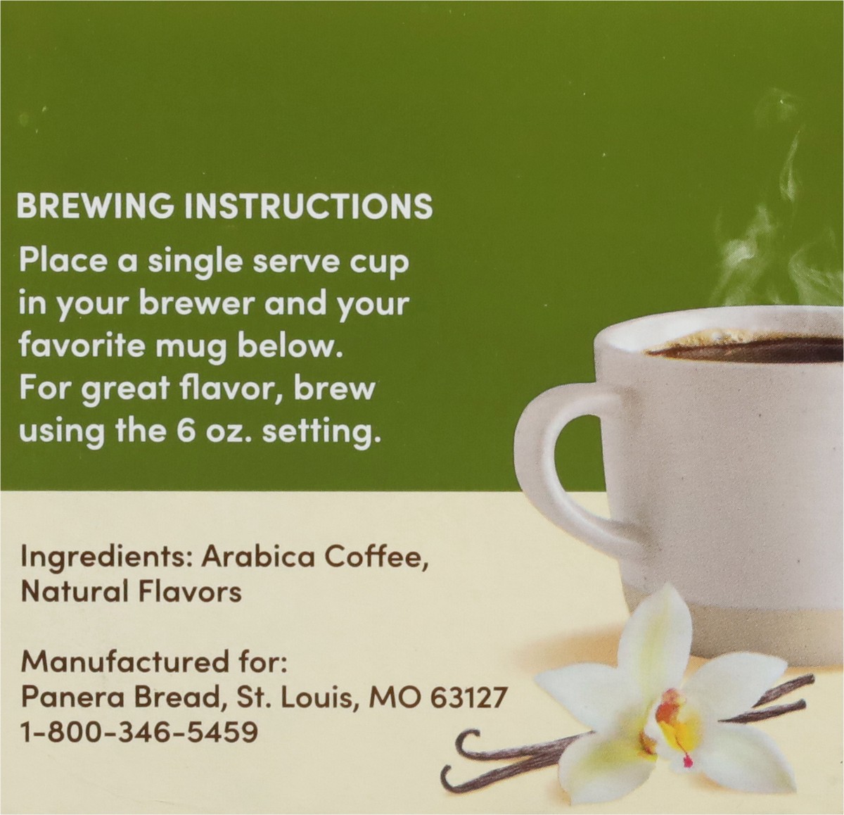 slide 2 of 9, Panera Bread 100% Arabica Madagascar Vanilla Coffee 10 - 0.42 oz Cups, 10 ct