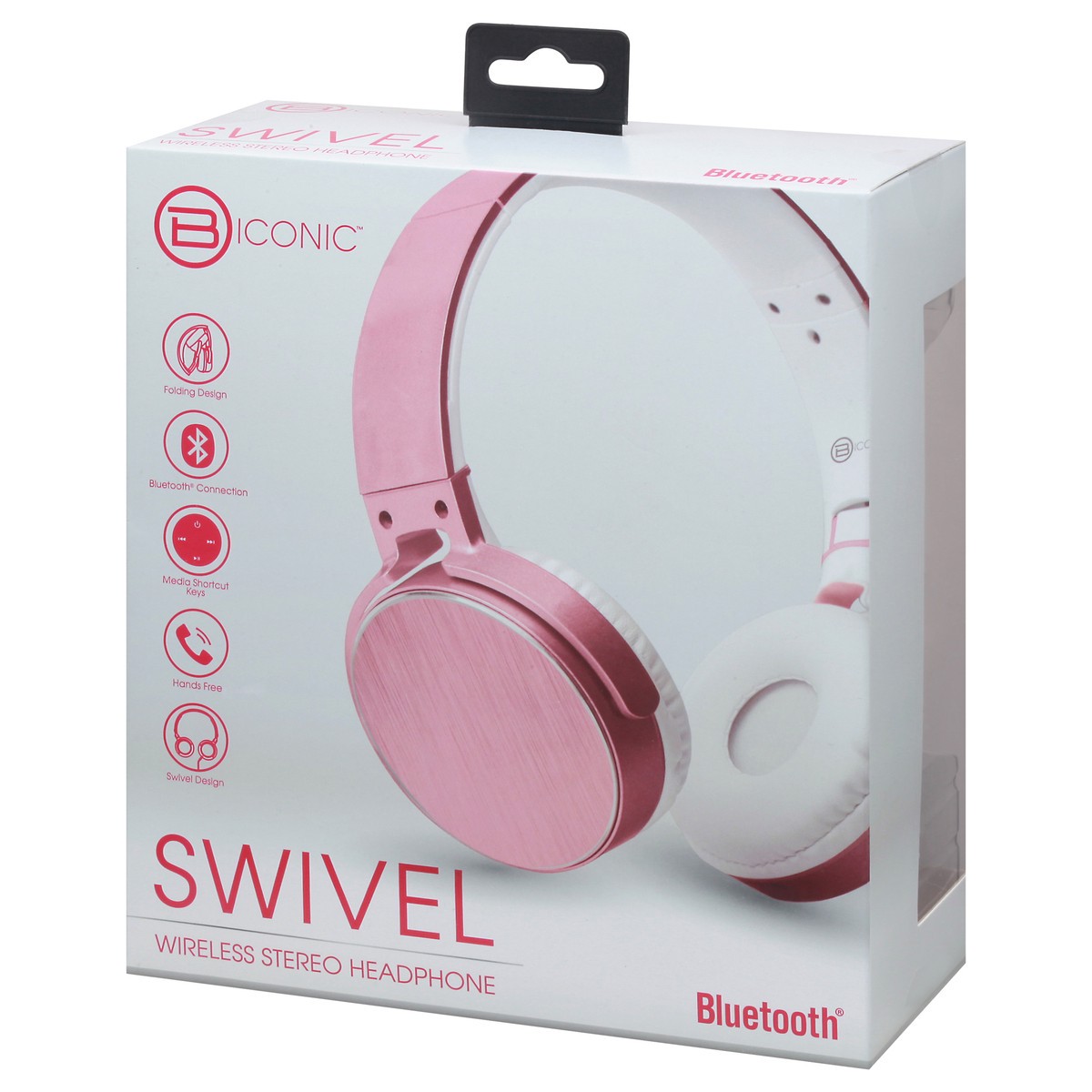 slide 8 of 11, B Iconic Swivel Wireless Bluetooth Stereo Headphone 1 ea, 1 ct