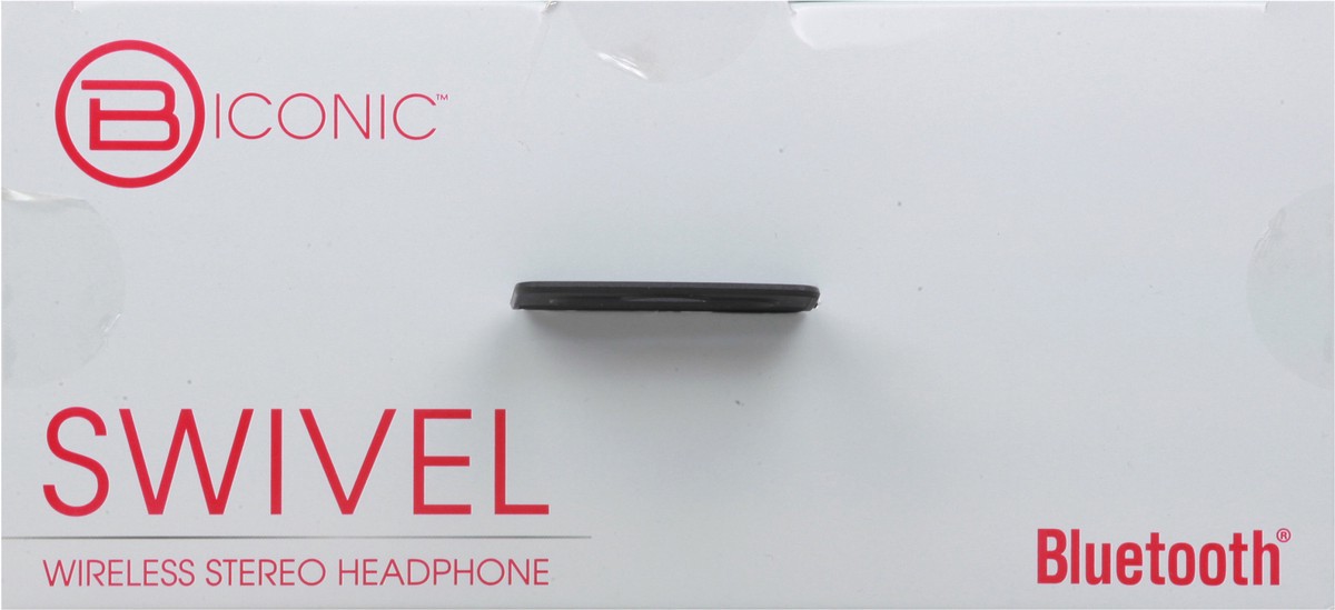 slide 10 of 11, B Iconic Swivel Wireless Bluetooth Stereo Headphone 1 ea, 1 ct