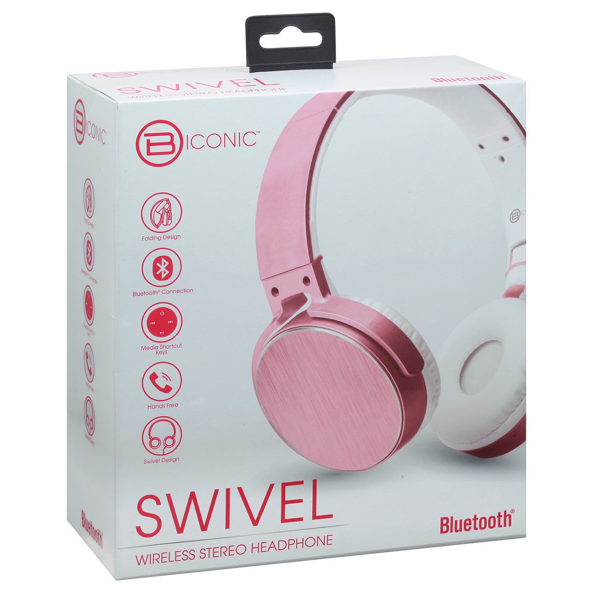 slide 11 of 11, B Iconic Swivel Wireless Bluetooth Stereo Headphone 1 ea, 1 ct