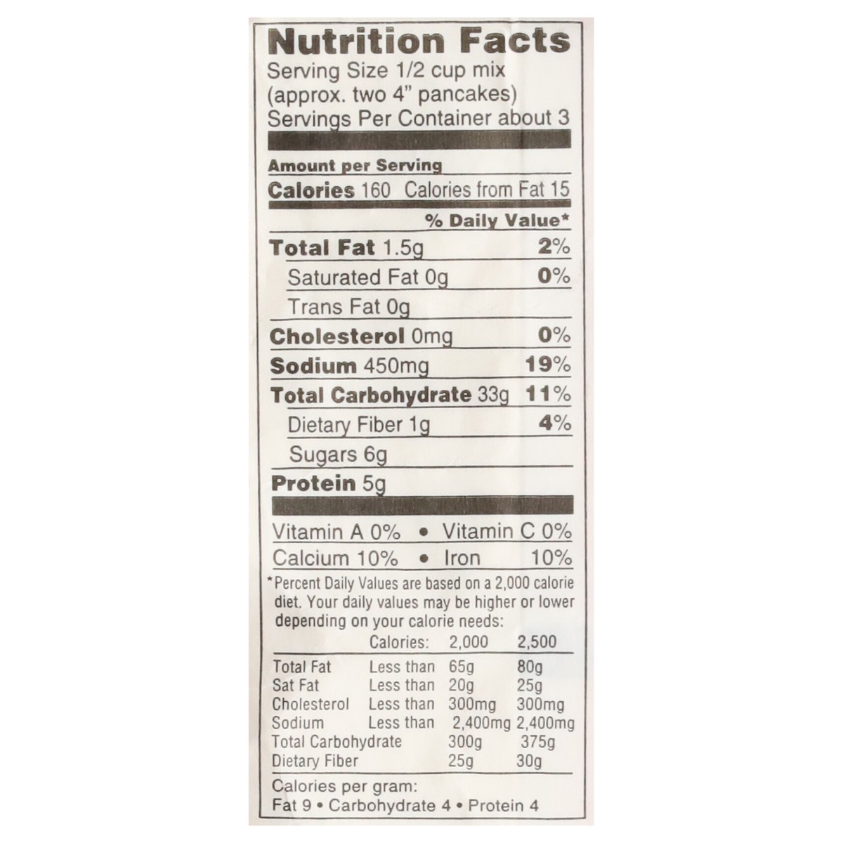 slide 6 of 13, Weisenberger Pancake Mix 5.5 oz, 5.5 oz