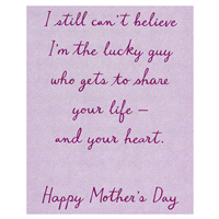 slide 3 of 17, American Greetings Mother's Day Card for Wife (Lucky Guy), 1 ct