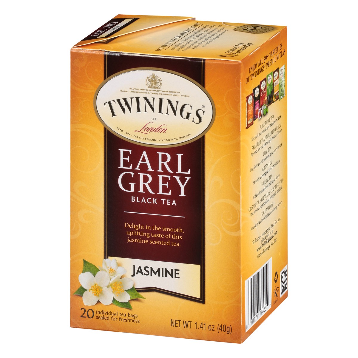 slide 3 of 9, Twinings Earl Grey Tea Bags Jasmine Black Tea 20 ea, 