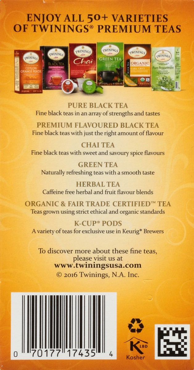 slide 8 of 9, Twinings Earl Grey Tea Bags Jasmine Black Tea 20 ea, 