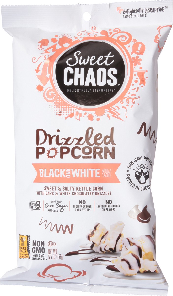 slide 5 of 9, Sweet Chaos Drizzled Black and White Popcorn 5.5 oz, 5.5 oz