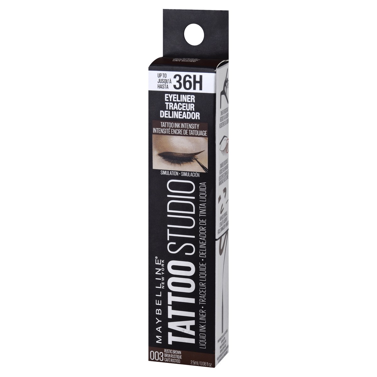 slide 2 of 9, Tattoo Studio Rustic Brown 003 Eyeliner 0.08 fl oz, 1 ct