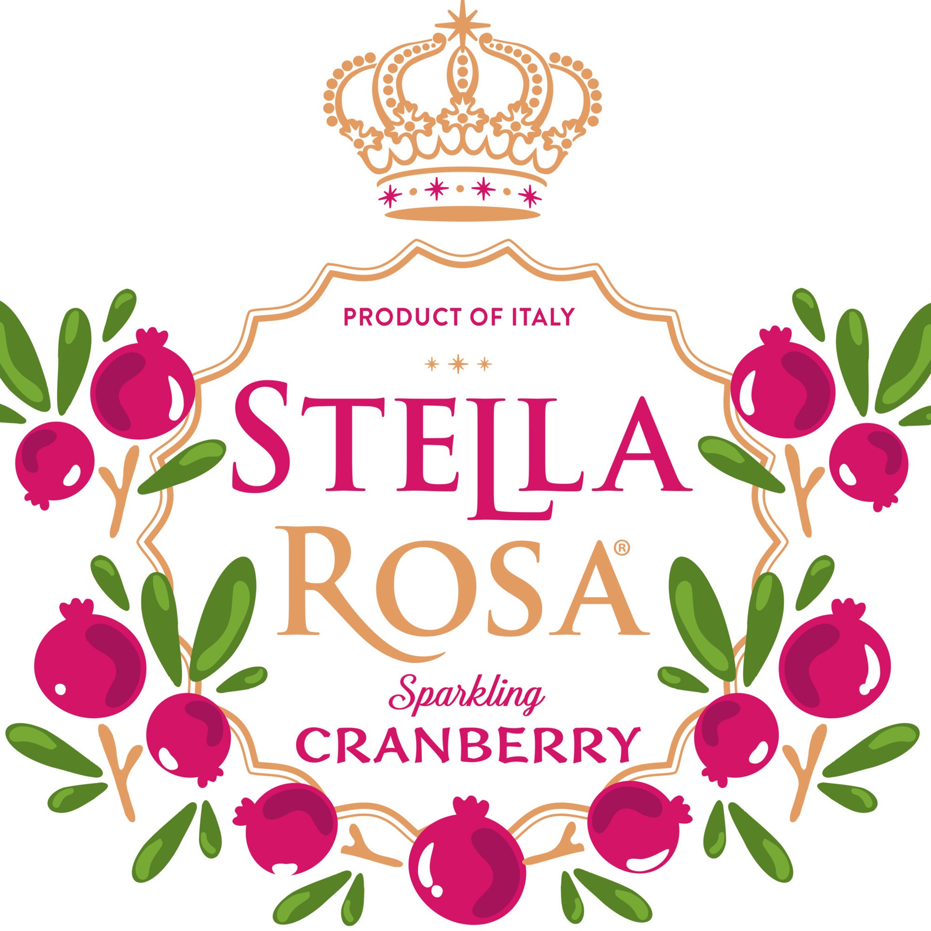 slide 3 of 6, Stella Rosa Sparkling Cranberry Semi-Sweet Rose Wine 750ml, 750 ml