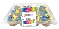 Two-Bite Nut Free Pride Cupcakes