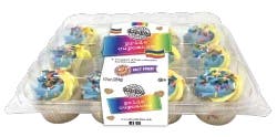 Two-Bite Nut Free Pride Cupcakes