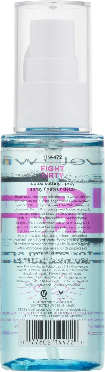 slide 11 of 12, wet n wild Fight Dirty Detox Setting Spray 2.2 fl oz, 2.2 fl oz