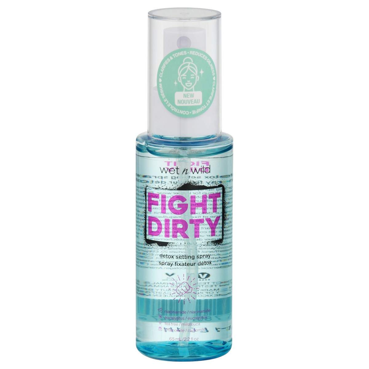 slide 1 of 12, wet n wild Fight Dirty Detox Setting Spray 2.2 fl oz, 2.2 fl oz