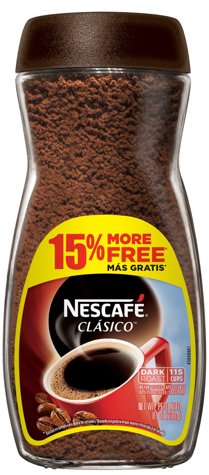 slide 1 of 4, Nescafé CLASICO Instant Coffee, 8.1 oz