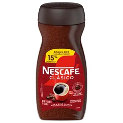 Nescafé Dark Roast Instant Clasico Coffee Bonus Size 8.1 oz
