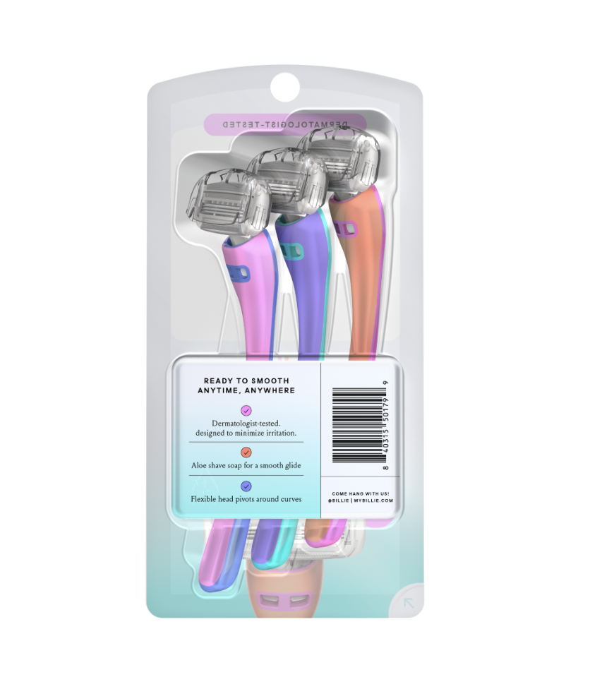 slide 10 of 10, Billie The Malibu Set Disposable Razor, 3 Ct, 3 ct