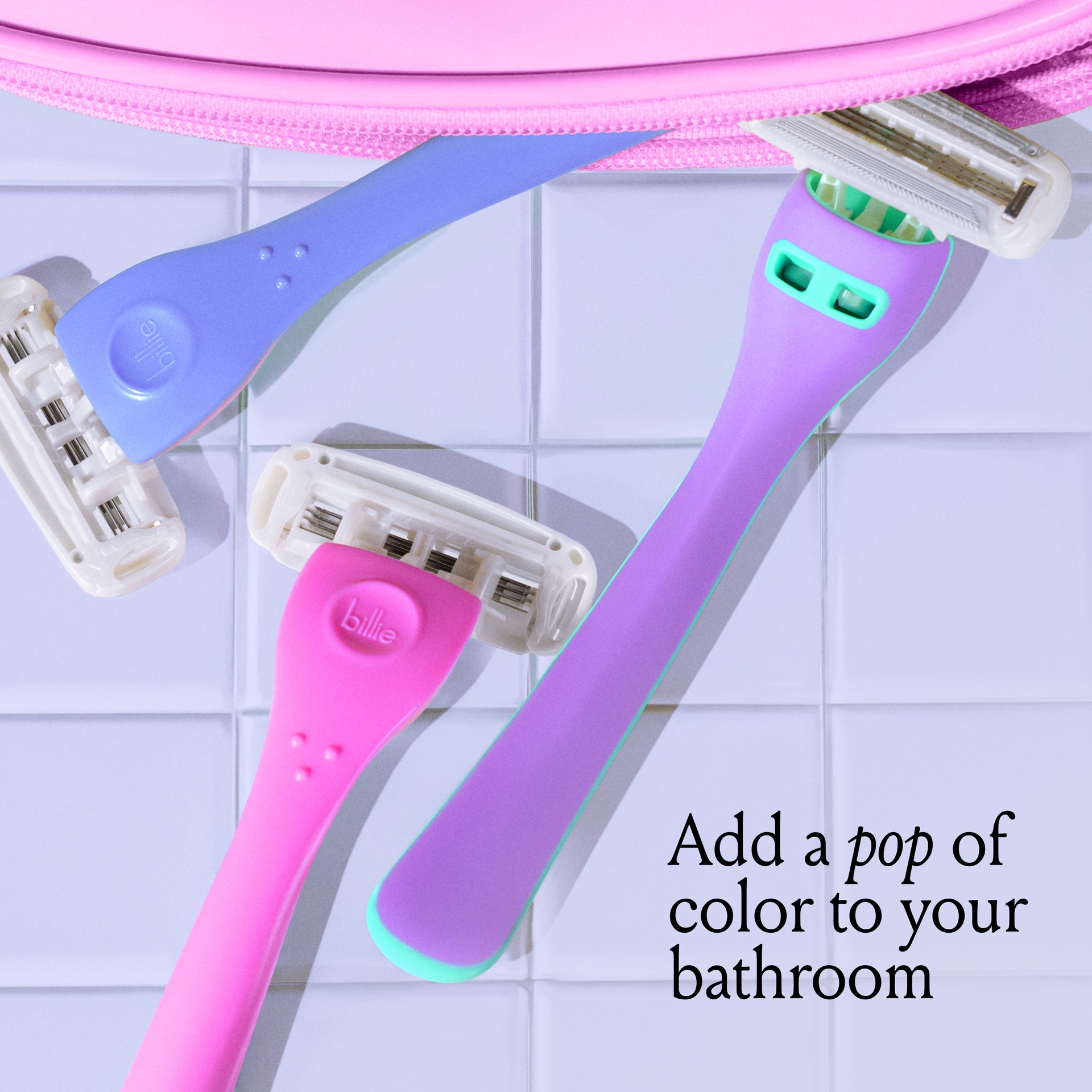 slide 6 of 10, Billie The Malibu Set Disposable Razor, 3 Ct, 3 ct