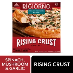 DiGiorno Original Rising Crust Spinach, Mushroom & Garlic Frozen Pizza