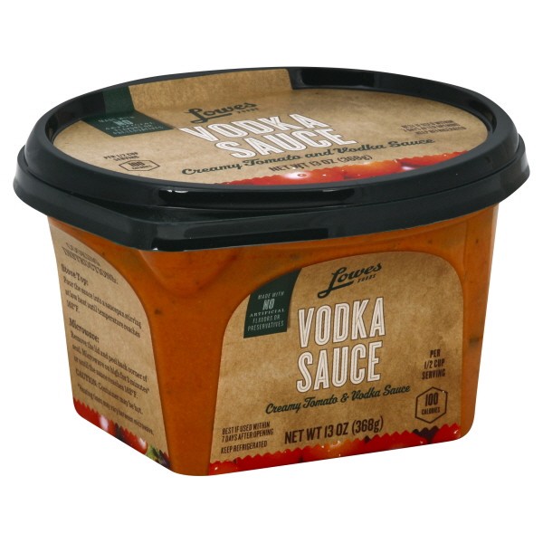 slide 1 of 1, Lowes Foods Vodka Sauce - 13 oz, 13 oz