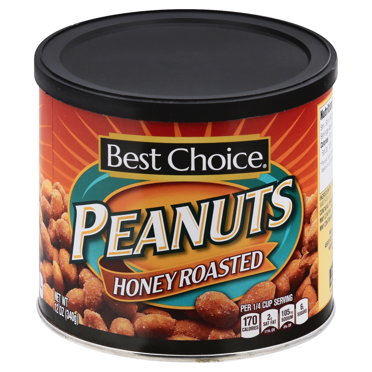 slide 1 of 1, Best Choice Honey Roasted Peanuts, 12 oz