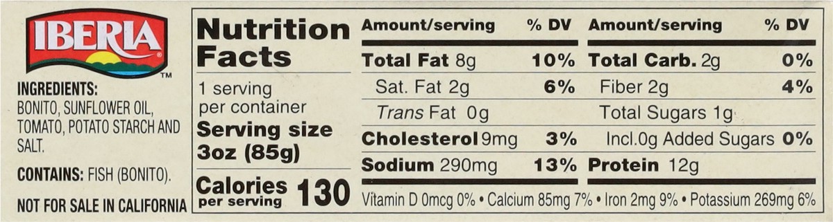 slide 2 of 13, Iberia Bonito In Tomato Sauce, 4 oz