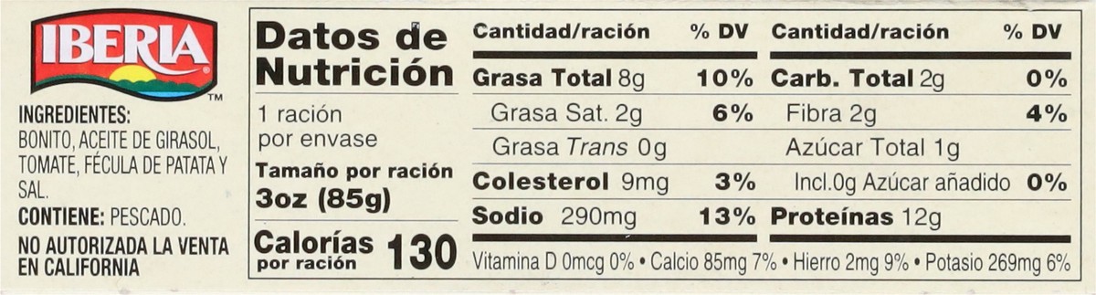 slide 11 of 13, Iberia Bonito In Tomato Sauce, 4 oz