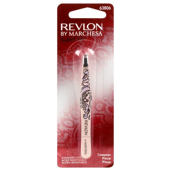 slide 1 of 2, Revlon Love by Leah Goren Slant Tip Tweezer, 1 ct