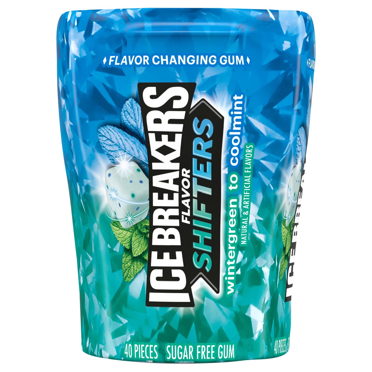 slide 1 of 8, Ice Breakers Ice Cubes Peppermint Sugar Free Gum, 40 ct, 40 ct