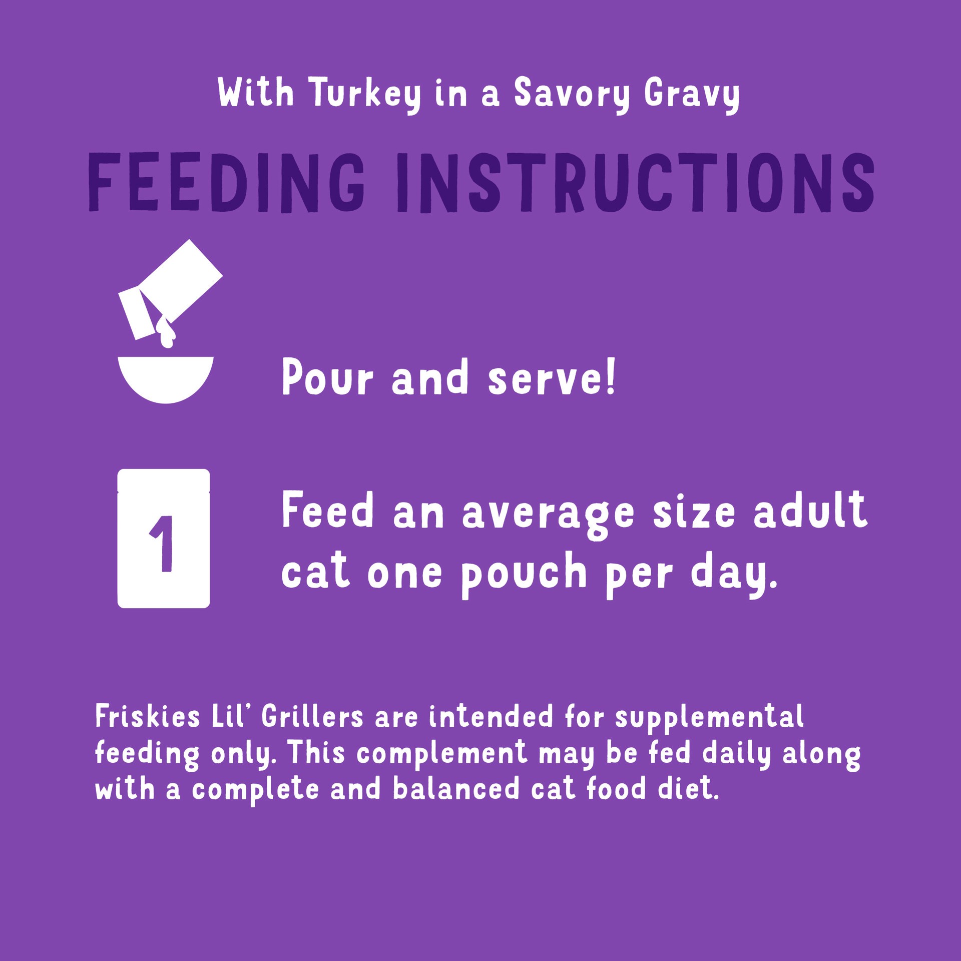 slide 2 of 8, Friskies Purina Friskies Gravy Wet Cat Food Complement, Lil' Grillers Seared Cuts With Turkey, 1.55 oz