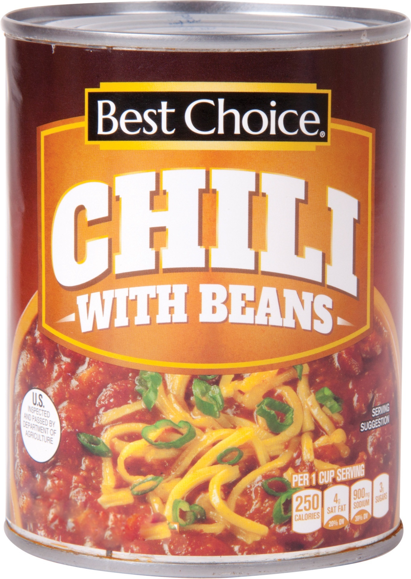 slide 1 of 1, Best Choice Chili With Beans, 19 oz