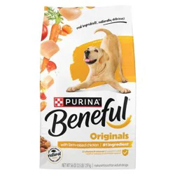 Purina Beneful Originals With Farm-Raised Chicken Natural Dog Food Dry Recipe With Added Vitamins, Minerals and Nutrients