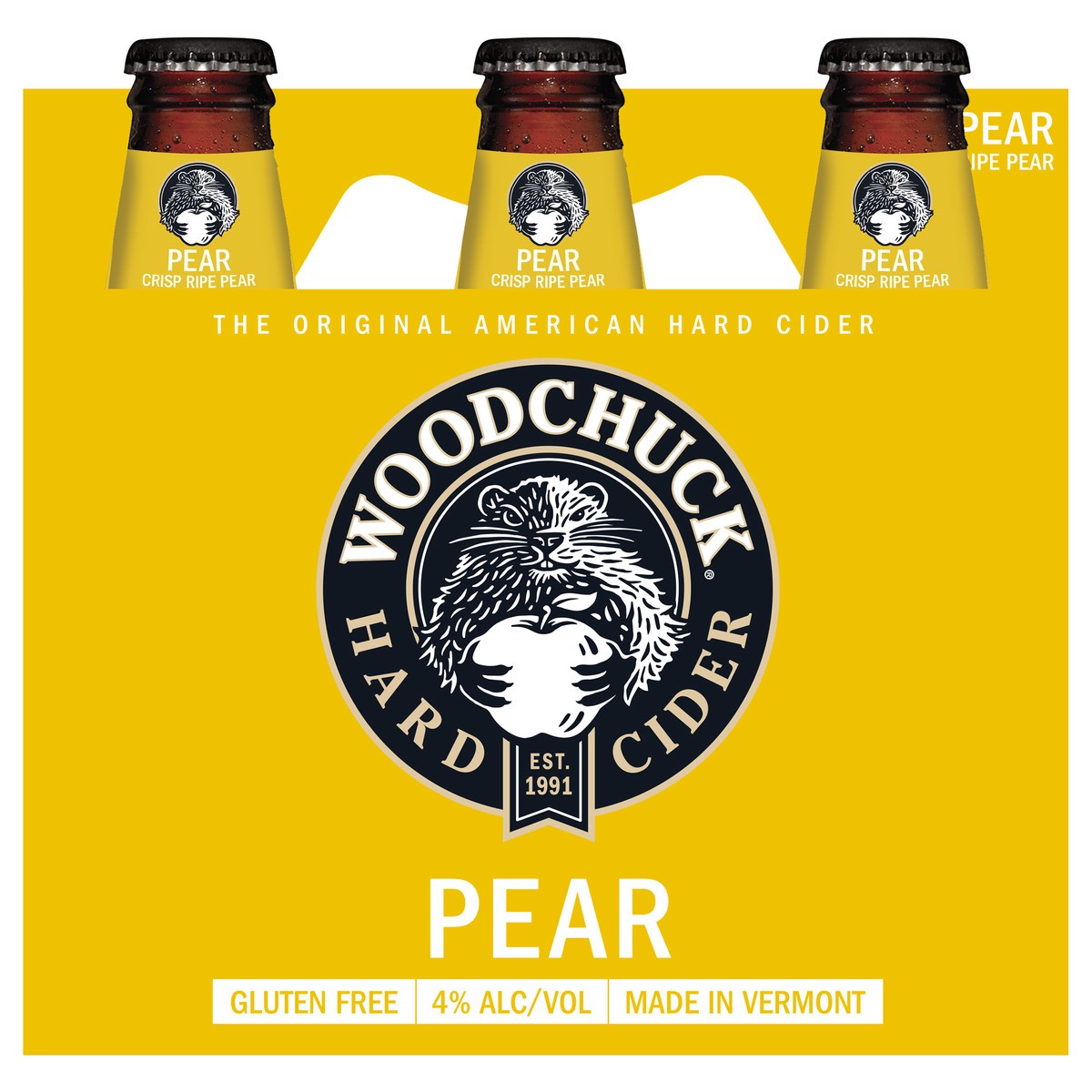 slide 2 of 9, Woodchuck Pear Hard Cider 6Pk, 72 fl oz