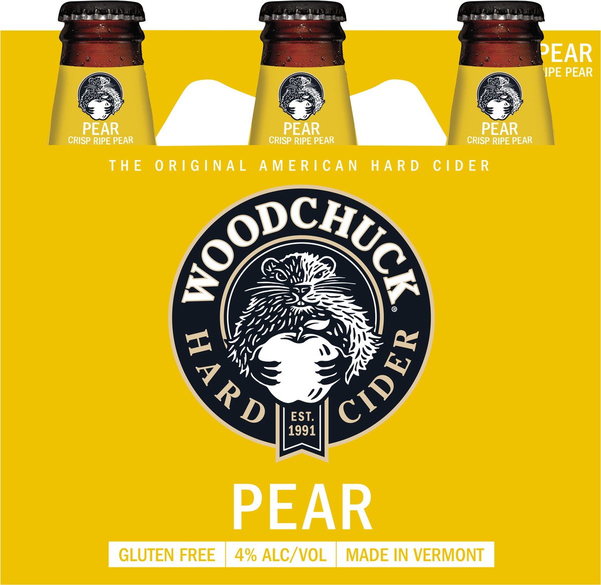 slide 4 of 9, Woodchuck Pear Hard Cider 6Pk, 72 fl oz