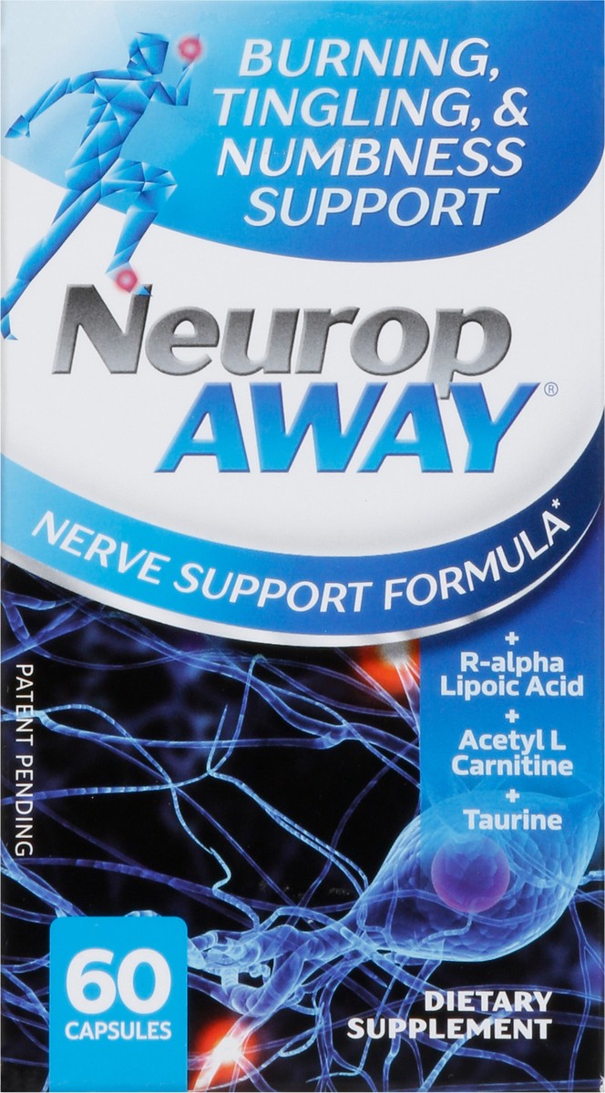 slide 10 of 13, NeuropAWAY Nerve Support Formula Capsules 60 ea, 60 ct