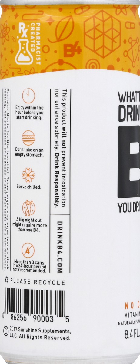 slide 4 of 5, What To Drink B4 You Drink Vitamin Supplement - 8.4 oz, 8.4 oz