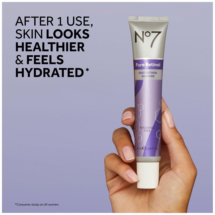 slide 4 of 5, No7 Pure Retinol Post Retinol Soother, 1.7 fl oz