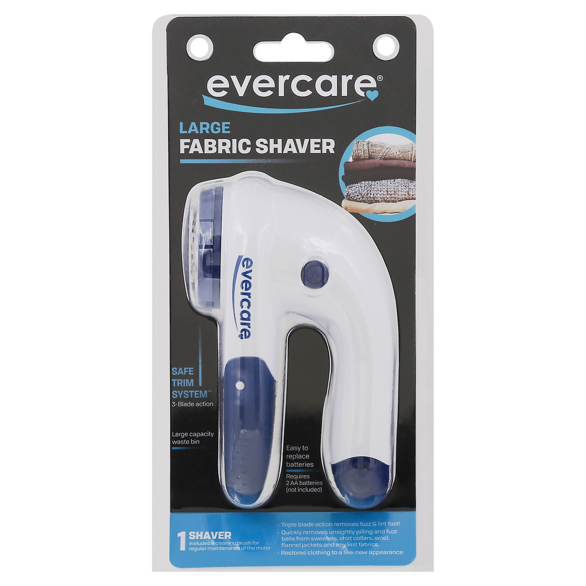 slide 7 of 12, Evercare Fabric Shaver Battery Powered, 1 ct