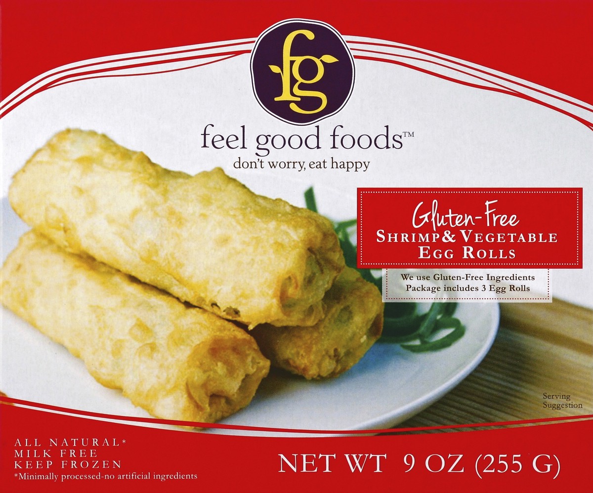 slide 4 of 4, Feel Good Foods Egg Rolls 9 oz, 9 oz
