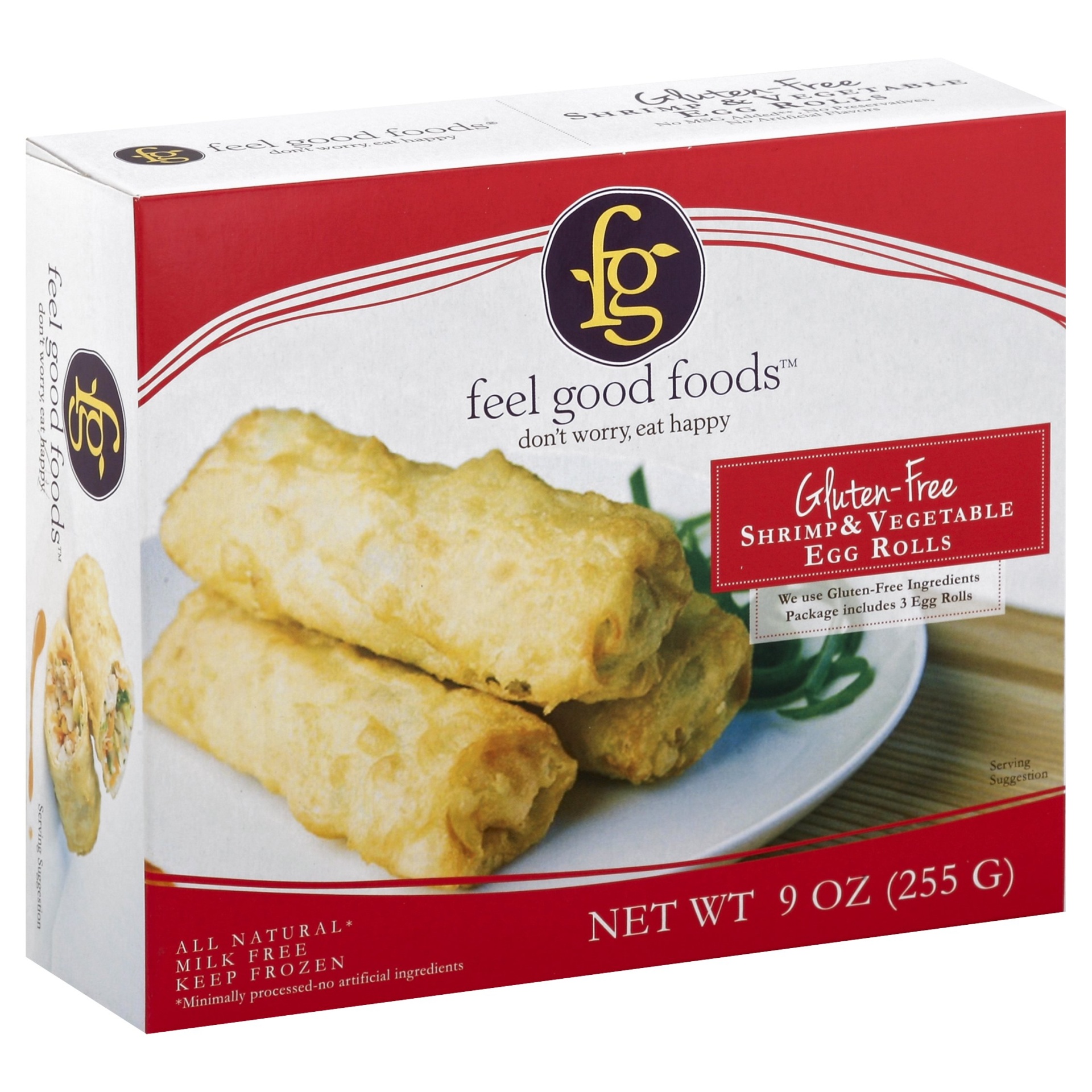 slide 1 of 4, Feel Good Foods Egg Rolls 9 oz, 9 oz