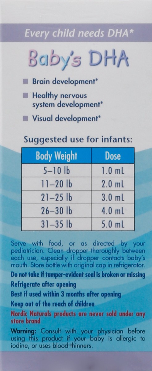 slide 12 of 14, Nordic Naturals Baby's Dha With D3 Omega-3, 2 oz